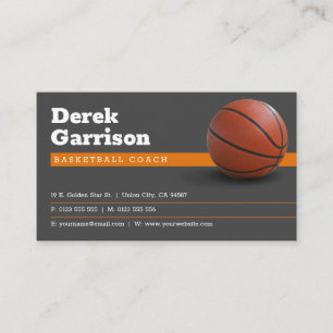 Basketball Coach   Sport Business Card