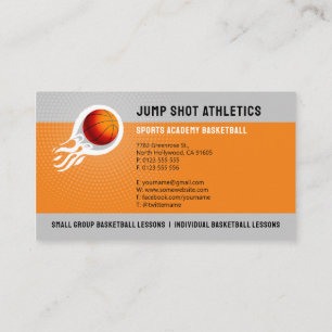 Basketball Coach   Sport Trainer Business Card