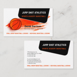 Basketball Coach   Sport Trainer Business Card