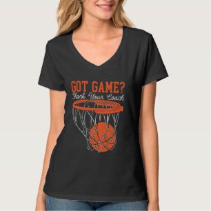 Basketball Coach Sport Trainer Hooper Basketball L T-Shirt