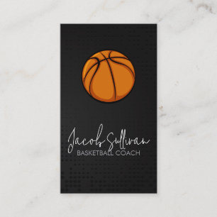 Basketball Coach Sports Scout Business Card