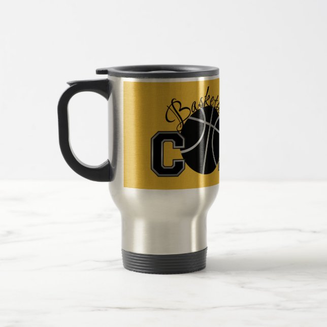 Basketball Coach - SRF Travel Mug (Left)