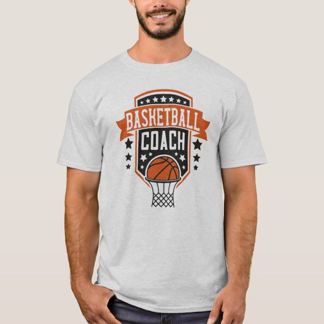 basketball coach T-Shirt (Front)