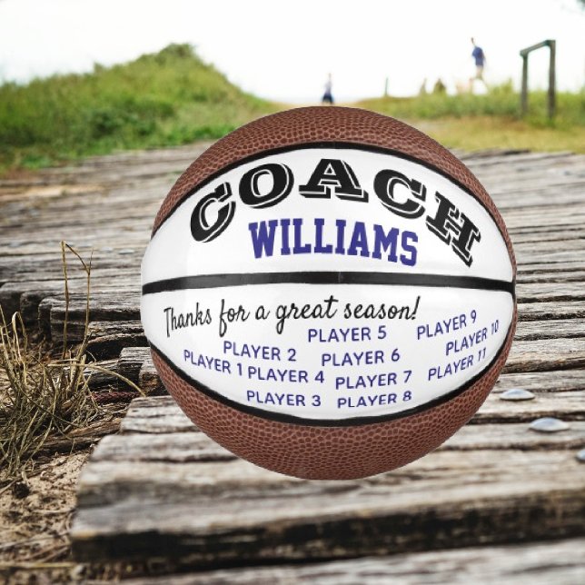 Basketball coach team custom thank you gift  (Creator Uploaded)
