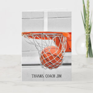 Basketball Coach Thank You