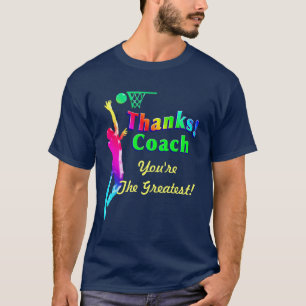 Basketball Coach Thank You Hoop Shirt
