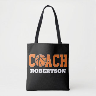 Basketball Coach Tote Bag