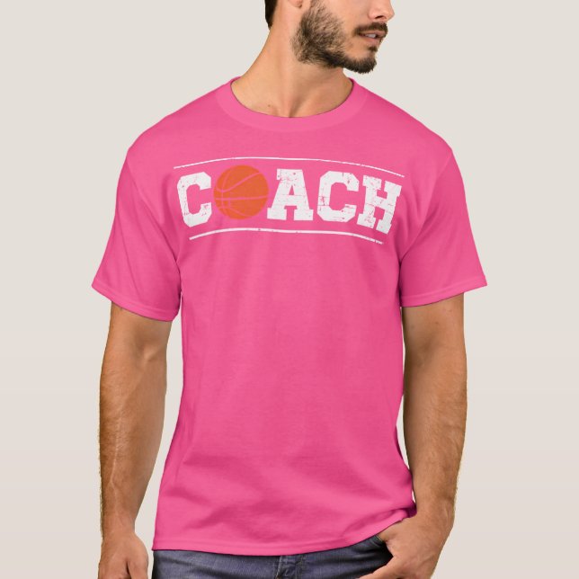 Basketball Coach Trainer Sport Basketball Player T-Shirt (Front)
