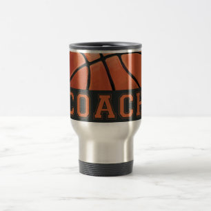 Basketball Coach Travel Mug