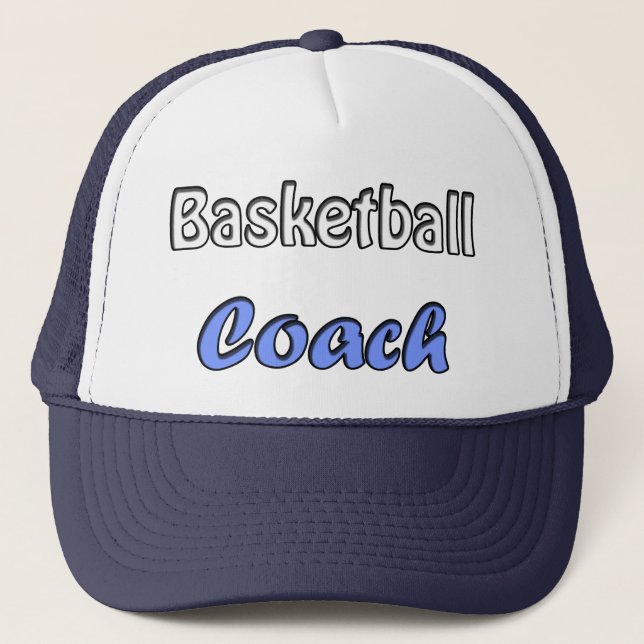 Basketball coach trucker hat (Front)