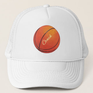 Basketball Coach Trucker Hat