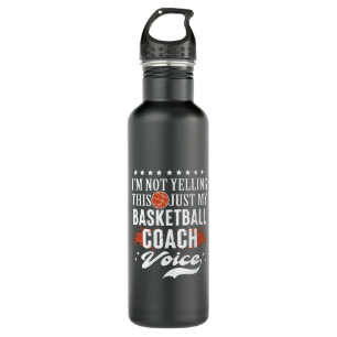 basketball coach voice   Im not yelling 710 Ml Water Bottle