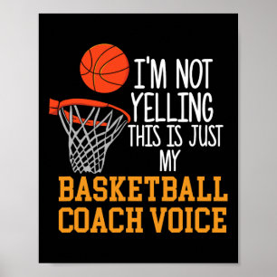 Basketball Coach Voice Poster
