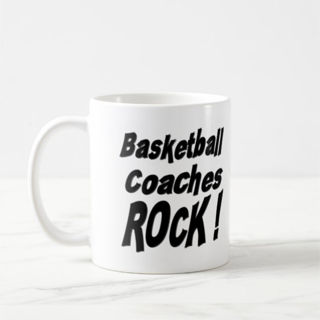 Basketball Coaches Rock! Mug (Left)