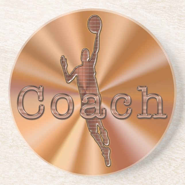 Basketball Coasters Basketball Coach Gifts (Front)