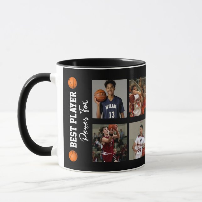 Basketball Collage Mug (Left)