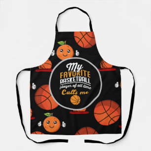 Basketball Court Cuisine: Basketball-Themed  Apron