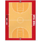 Basketball Court Detailed Dry Erase Board