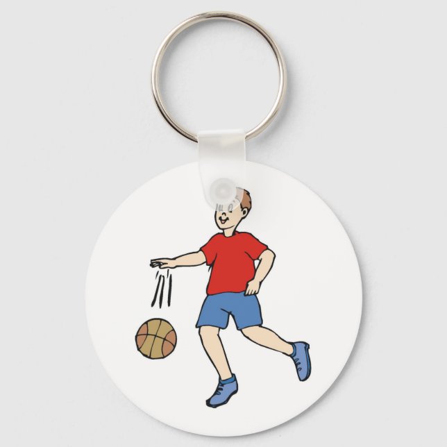 Basketball Court Key Ring (Front)