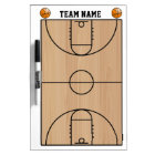 Basketball Court Layout On Wood