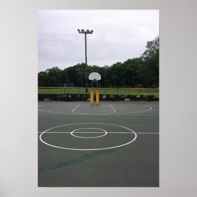 Basketball Court Poster (Front)