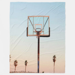 Basketball Courts  Basketball Lover Fleece Blanket