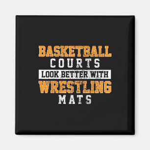 Basketball Courts Look Better With Wrestling Mats Magnet