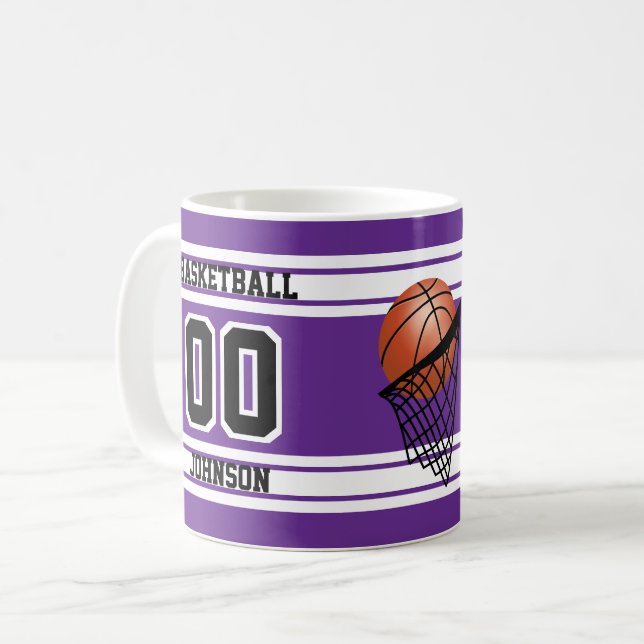 Basketball - Create Your Own Coffee Mug (Front Left)