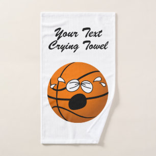Basketball Crying Towel Your Text and Colour