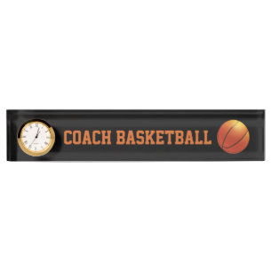 Basketball custom desk nameplate