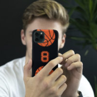 Basketball Custom Jersey Number Black