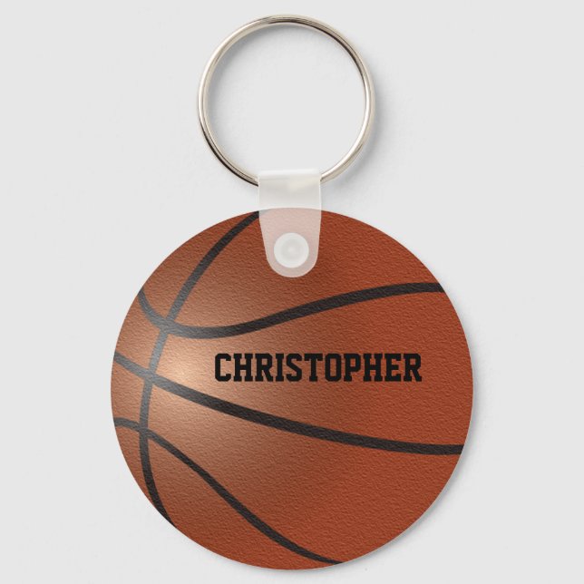 Basketball Custom Keychain (Front)