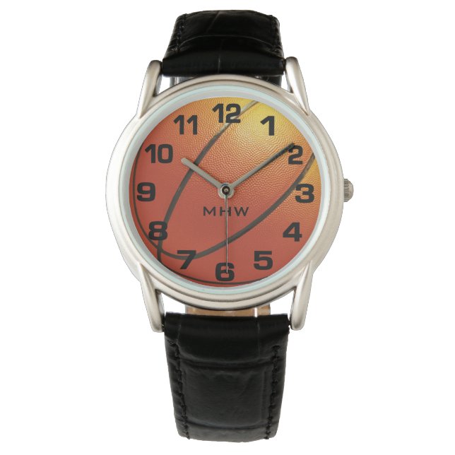 Basketball custom monogram watches (Front)