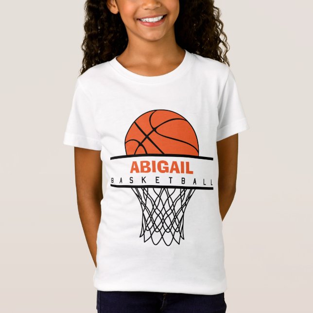 Basketball custom name T-Shirt (Front)