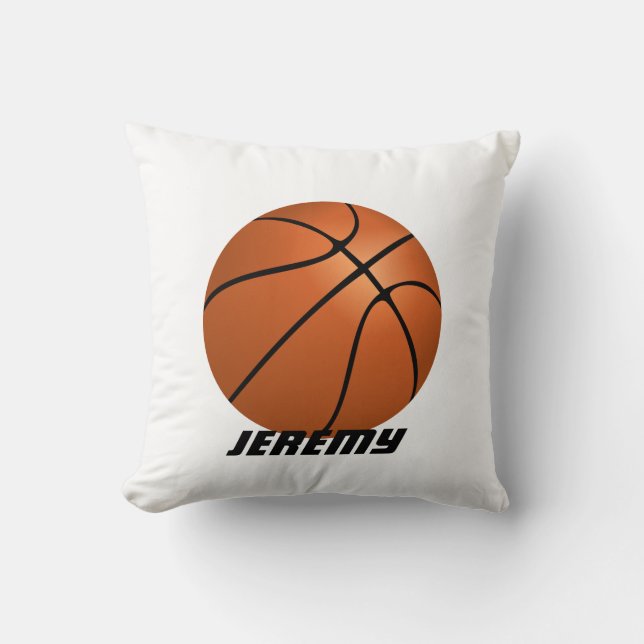 basketball  custom personalised pillow (Front)