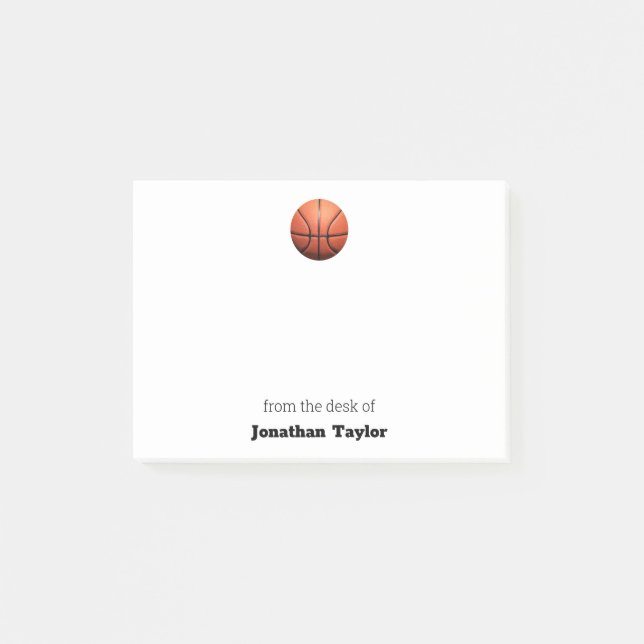 Basketball Custom Post-it Notes (Front)
