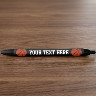 Basketball Custom Team Name / Text Coach's Pens 