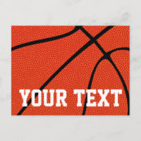 Basketball Custom Text or Player Name Sports Team