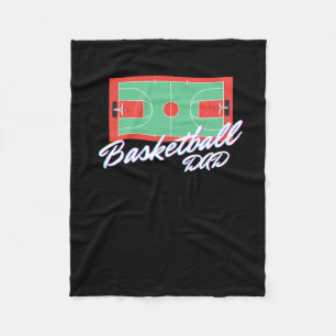 Basketball Dad 3 Fleece Blanket