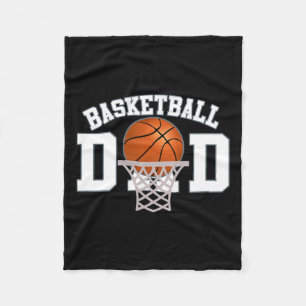 Basketball Dad 4 Fleece Blanket