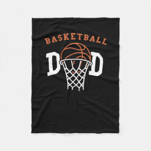 Basketball Dad. Basketball Coach Fleece Blanket
