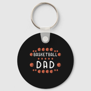 Basketball Dad Fan Best Daddy Ever Hooper Key Ring