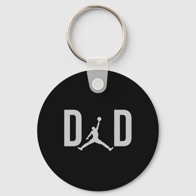 Basketball dad Fathers Day  Key Ring (Front)