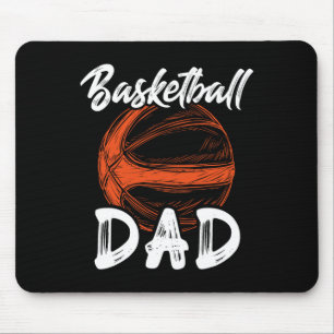 Basketball Dad For Men Family Matching Basketball Mouse Mat