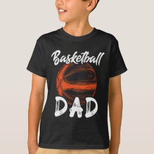Basketball Dad For Men Family Matching Basketball  T-Shirt