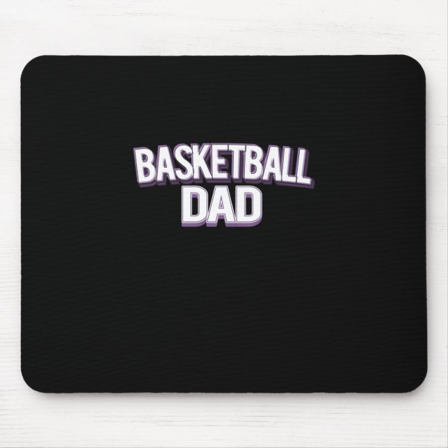 Basketball Dad - Funny Daddy  Mouse Mat (Front)