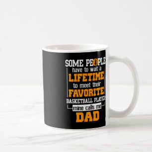 Basketball Dad Lifetime Favourite Player Father's  Coffee Mug