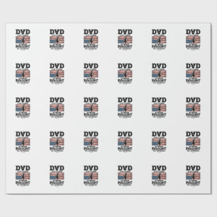 Basketball Dad Patriotic Vintage Engraving T-Shirt Wrapping Paper