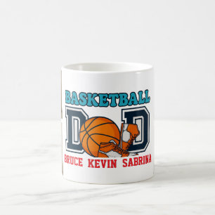 Basketball Dad Photo Collage Mug – Personalised 