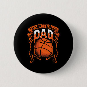 Basketball Dad Player Coach Match Team Father Dadd 6 Cm Round Badge